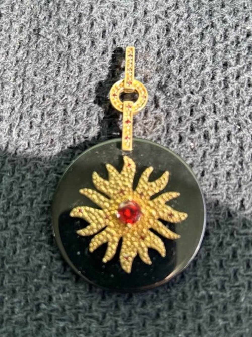 Radiant Costume Sun Pendant